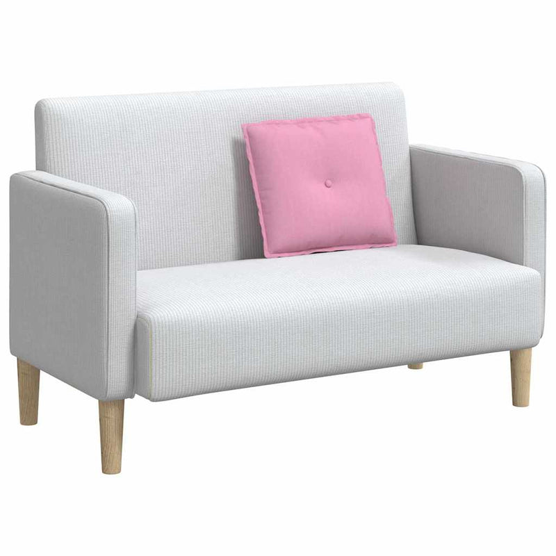 Afbeelding laden in galerijviewer, Vidaxl rugkussen roze 50 x 19 x 45 cm stof