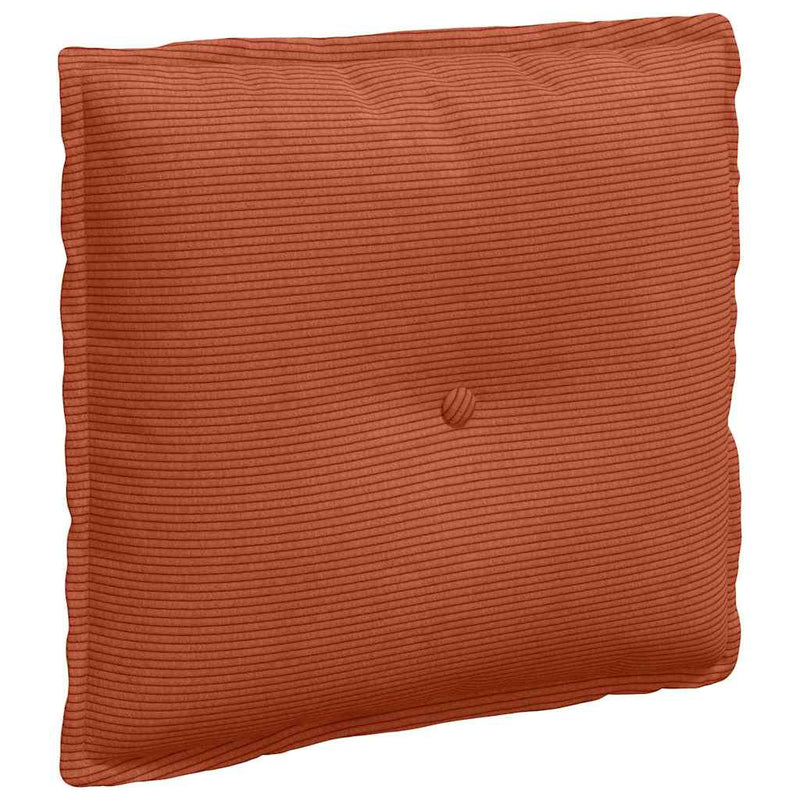 Afbeelding laden in galerijviewer, Vidaxl rugkussen rood-oranje 50 x 45 cm cordstof