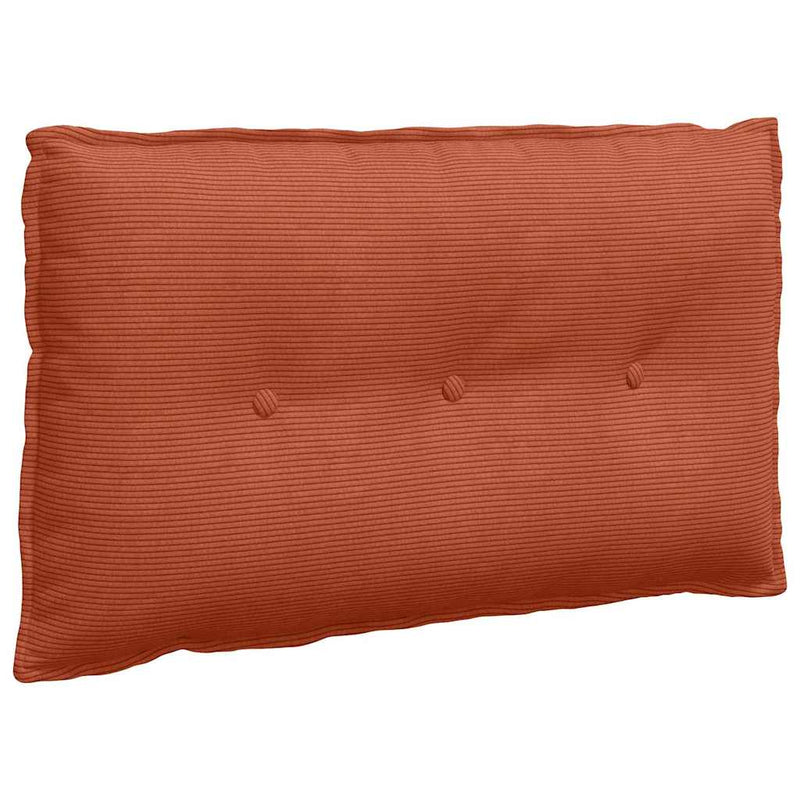 Afbeelding laden in galerijviewer, Vidaxl rugkussen rood-oranje 80 x 50 cm cordstof