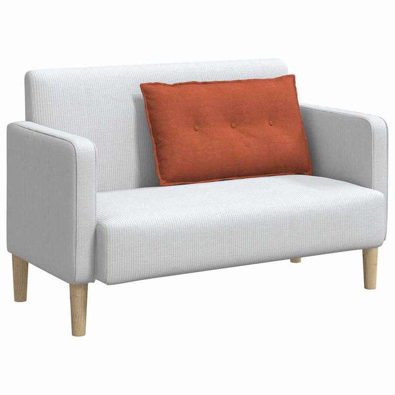 Afbeelding laden in galerijviewer, Vidaxl rugkussen rood-oranje 80 x 50 cm cordstof