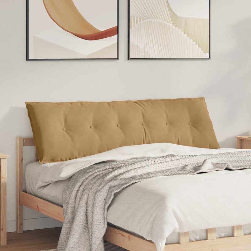 Afbeelding laden in galerijviewer, Vidaxl rugkussen bruin 160 x 50 cm cordstof