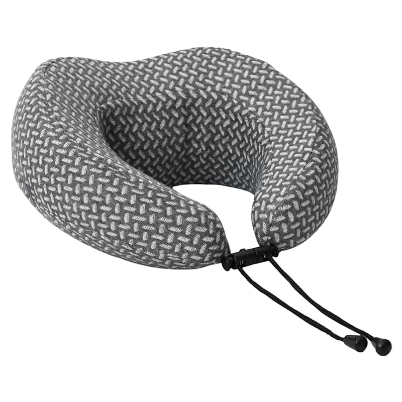 Afbeelding laden in galerijviewer, Vidaxl reiskussen voor de nek grijs 30 x 28 x 14 cm polyester
