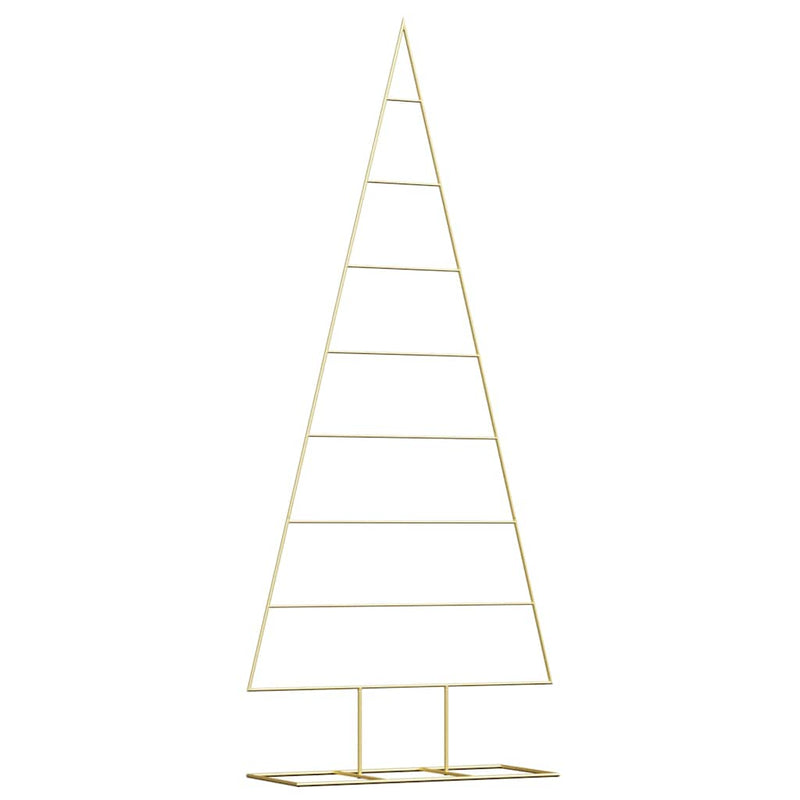 Afbeelding laden in galerijviewer, Vidaxl metalen kerstboom met standaard goud 181 cm poedergecoat staal