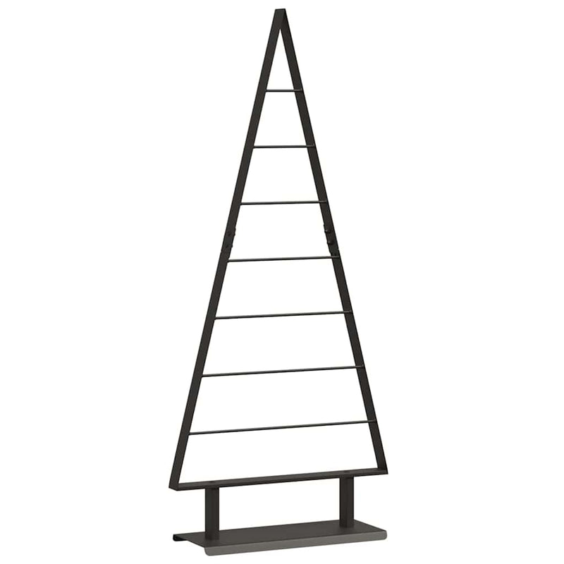 Afbeelding laden in galerijviewer, Vidaxl metalen kerstboom met standaard zwart 125,5 cm staal