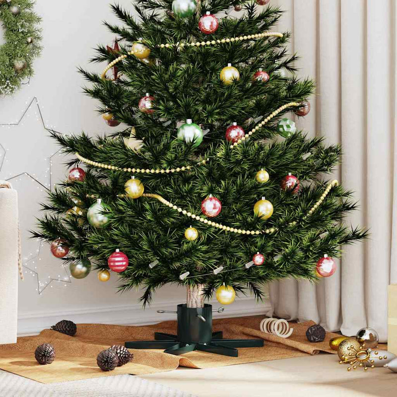 Afbeelding laden in galerijviewer, Vidaxl kerstboomstandaard 1.73 groen 50 x 50 x 15,5 cm staal