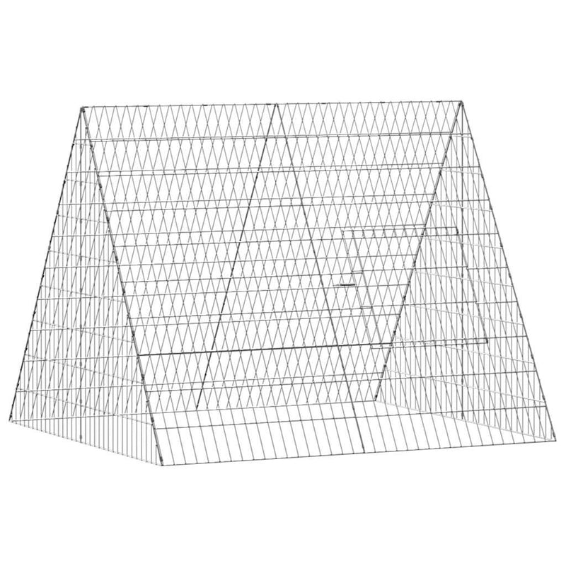 Afbeelding laden in galerijviewer, Vidaxl kippenhok zilver 110 x 100 x 85 cm gegalvaniseerd staal
