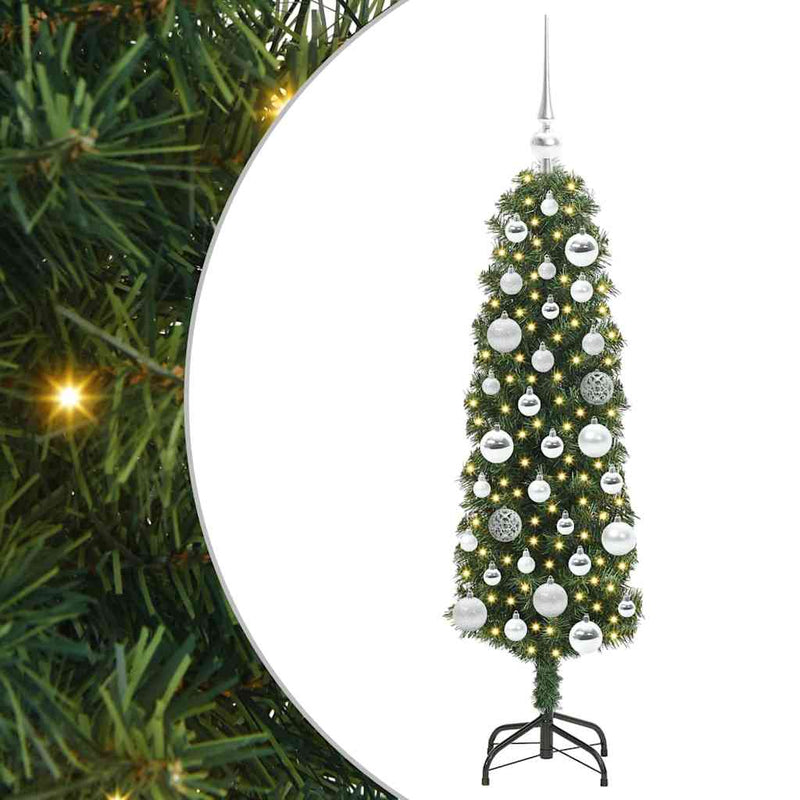 Afbeelding laden in galerijviewer, Vidaxl kunstkerstboom groen 120 cm pvc en staal en kunststof