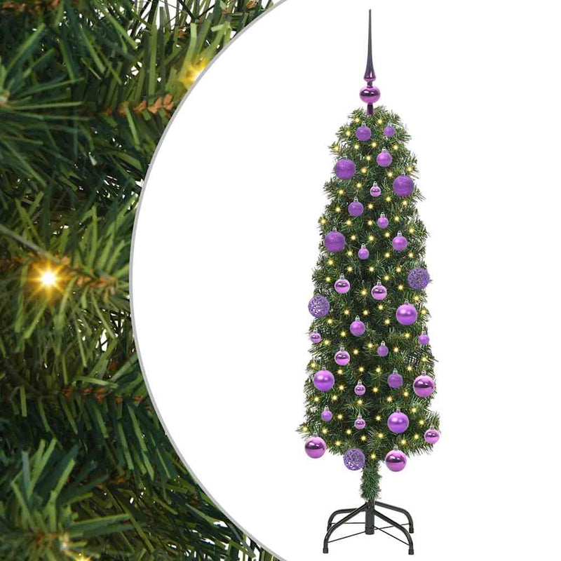Afbeelding laden in galerijviewer, Vidaxl kunstkerstboom groen 120 cm pvc en staal en kunststof