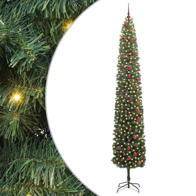 Afbeelding laden in galerijviewer, Vidaxl kunstkerstboom groen 300 cm pvc en staal en kunststof