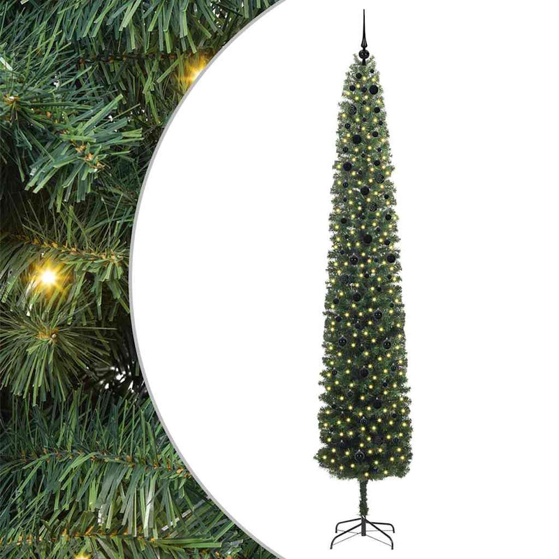 Afbeelding laden in galerijviewer, Vidaxl kunstkerstboom groen 300 cm pvc en staal en kunststof