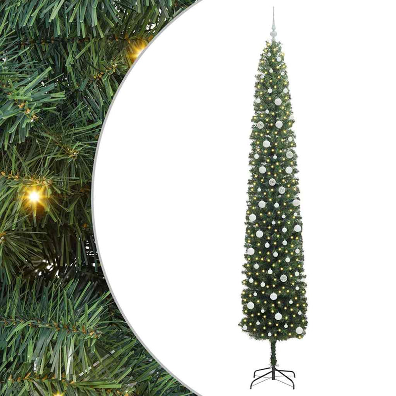 Afbeelding laden in galerijviewer, Vidaxl kunstkerstboom groen 300 cm pvc en staal en kunststof
