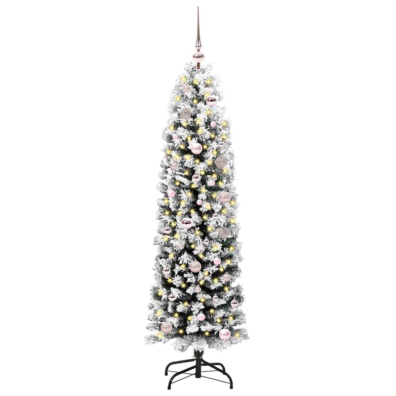 Afbeelding laden in galerijviewer, Vidaxl kunstkerstboom groen 150 cm pvc en staal en kunststof
