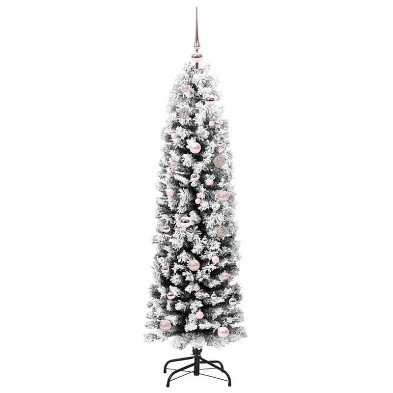 Afbeelding laden in galerijviewer, Vidaxl kunstkerstboom groen 150 cm pvc en staal en kunststof