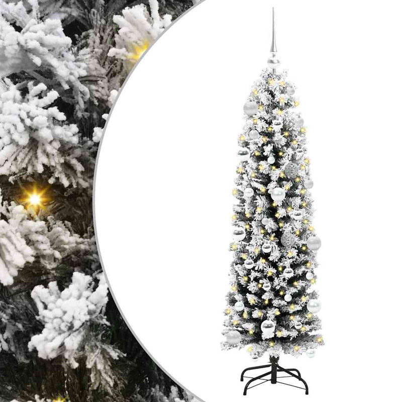 Afbeelding laden in galerijviewer, Vidaxl kunstkerstboom groen 150 cm pvc en staal en kunststof