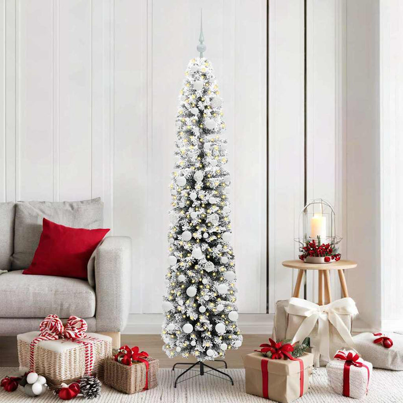 Afbeelding laden in galerijviewer, Vidaxl kunstkerstboom groen 180 cm pvc en staal en kunststof