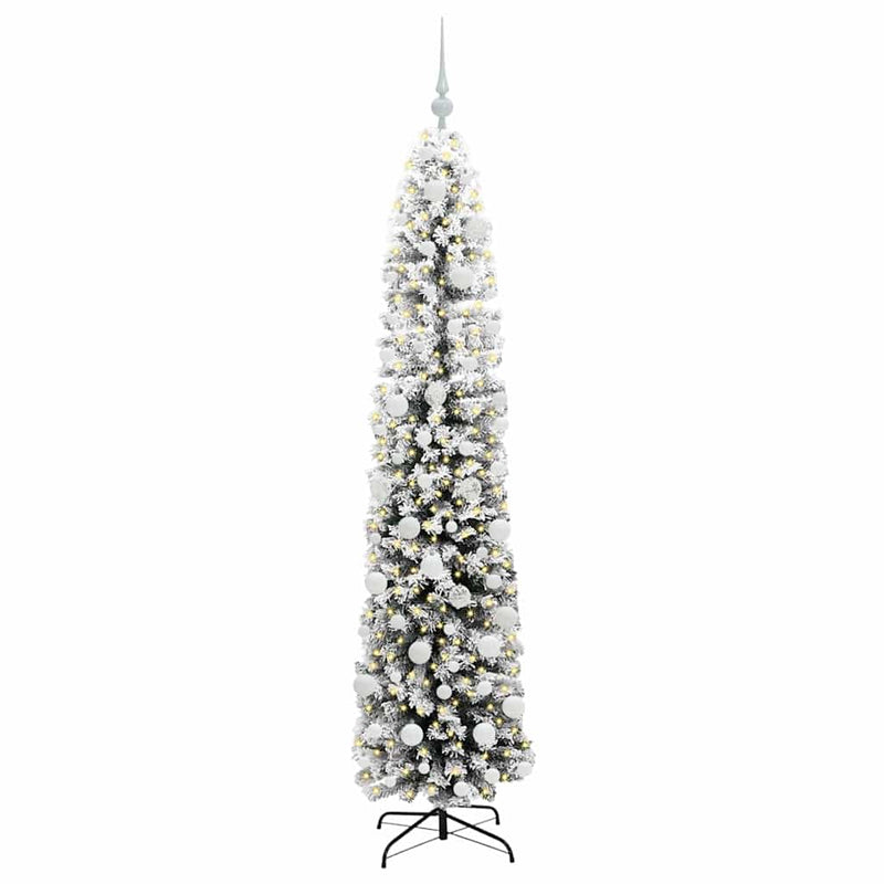 Afbeelding laden in galerijviewer, Vidaxl kunstkerstboom groen 180 cm pvc en staal en kunststof