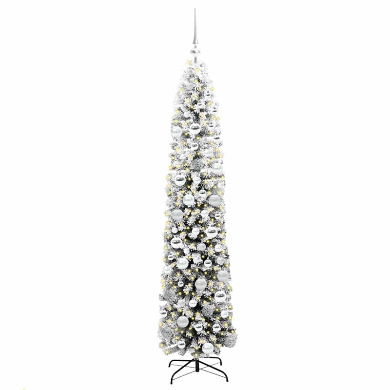 Afbeelding laden in galerijviewer, Vidaxl kunstkerstboom groen 180 cm pvc en staal en kunststof