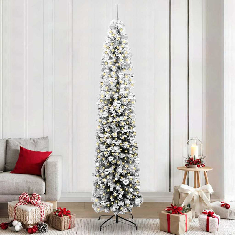 ギャラリービューアに画像をロードする, Vidaxl kunstkerstboom groen 240 cm pvc en staal en kunststof