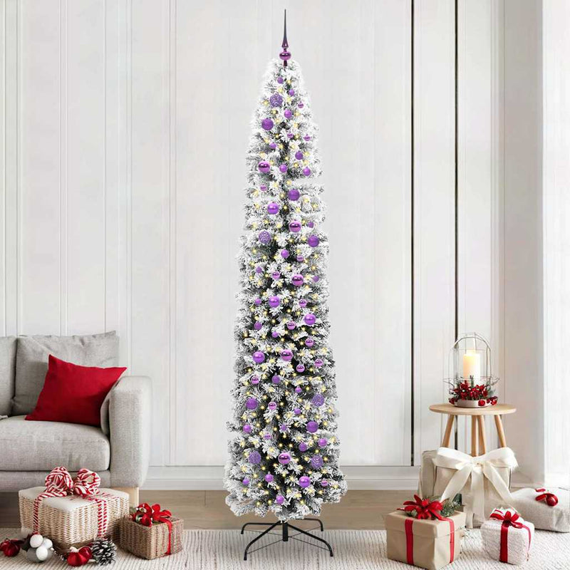 ギャラリービューアに画像をロードする, Vidaxl kunstkerstboom groen 240 cm pvc en staal en kunststof