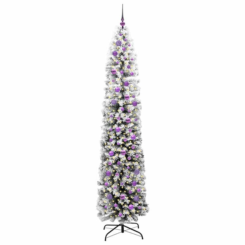 ギャラリービューアに画像をロードする, Vidaxl kunstkerstboom groen 240 cm pvc en staal en kunststof