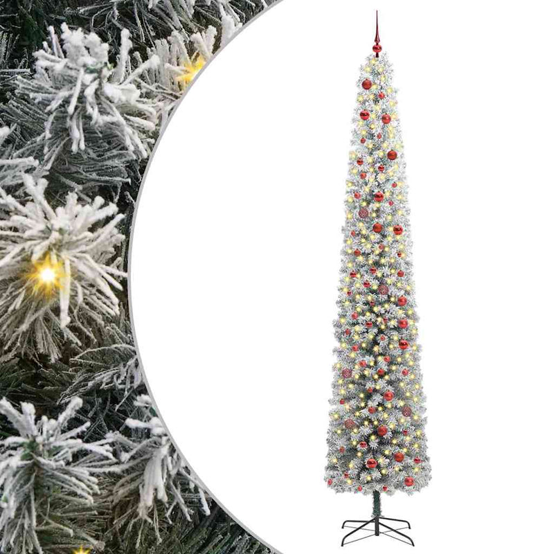 Afbeelding laden in galerijviewer, Vidaxl kunstkerstboom groen 300 cm pvc en staal en kunststof