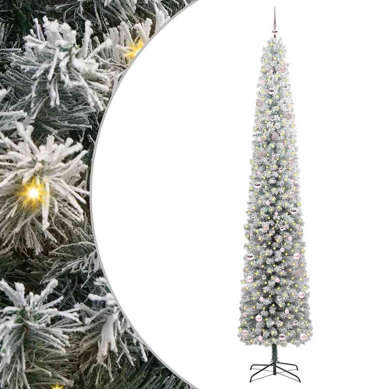 Afbeelding laden in galerijviewer, Vidaxl kunstkerstboom groen 300 cm pvc en staal en kunststof