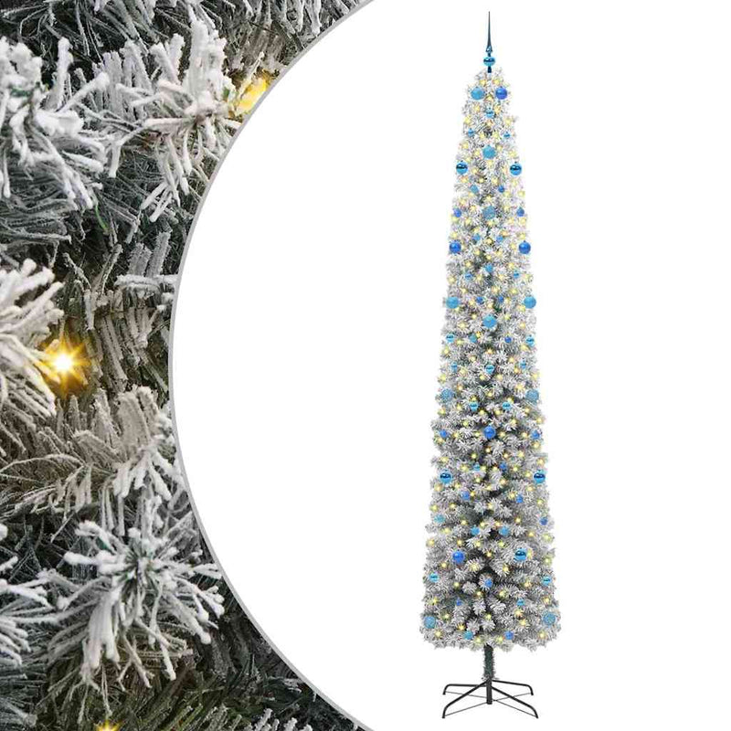 Afbeelding laden in galerijviewer, Vidaxl kunstkerstboom groen 300 cm pvc en staal en kunststof
