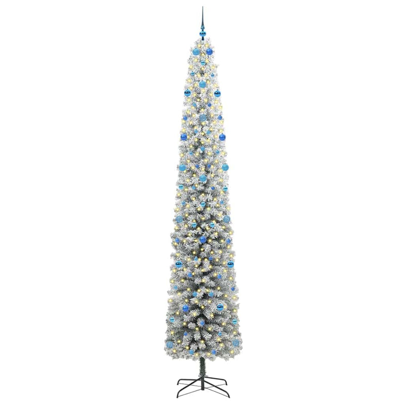Afbeelding laden in galerijviewer, Vidaxl kunstkerstboom groen 300 cm pvc en staal en kunststof