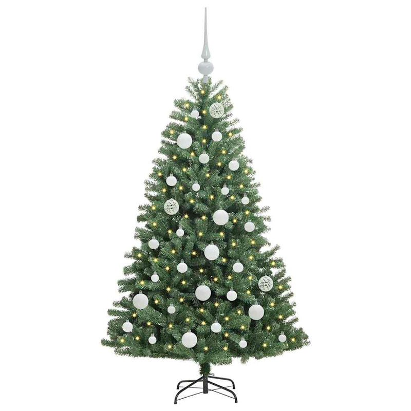 Afbeelding laden in galerijviewer, Vidaxl kunstmatige inklapbare kerstboom groen 120 cm pvc en metaal