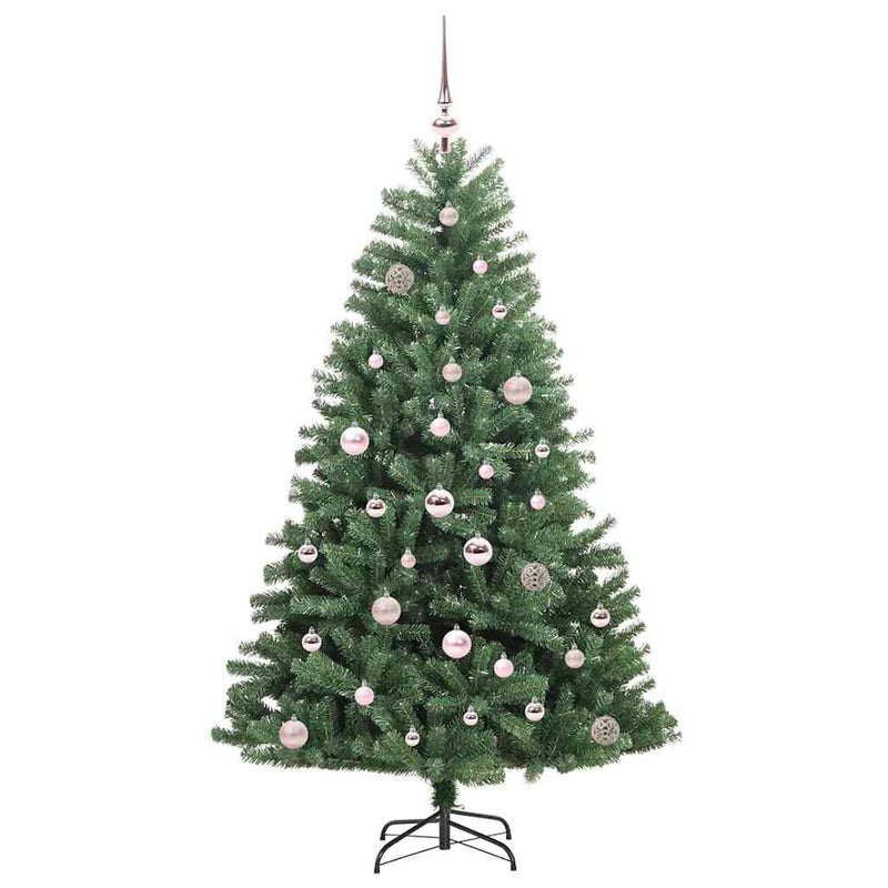 ギャラリービューアに画像をロードする, Vidaxl kunstmatige inklapbare kerstboom groen 150 cm pvc en metaal