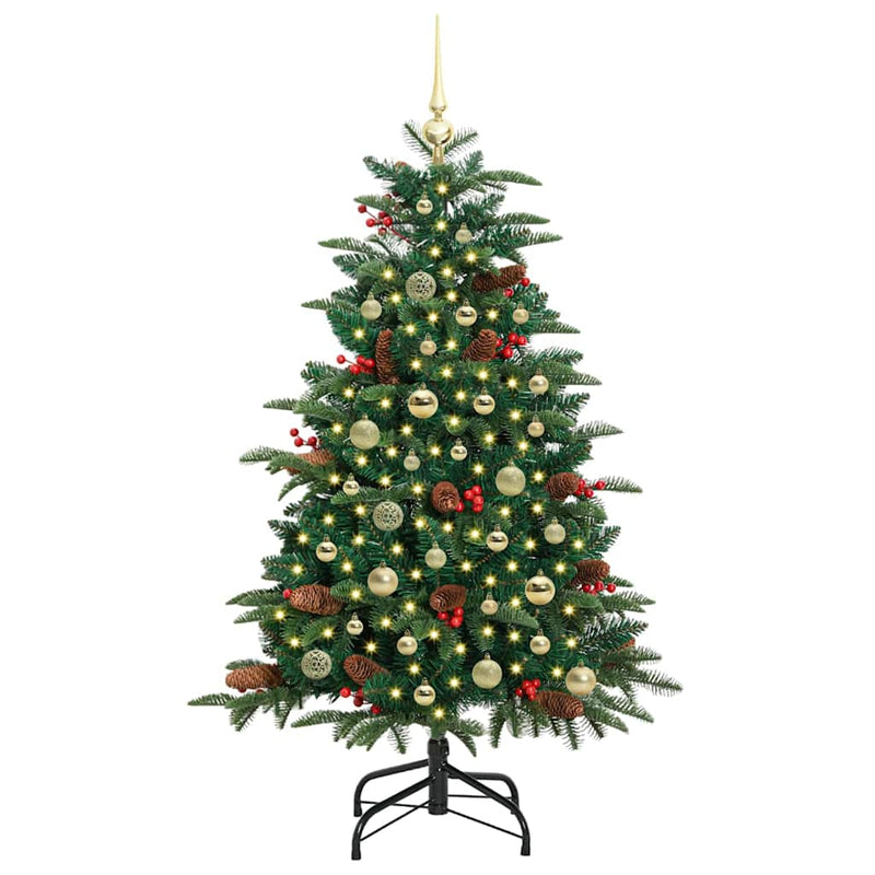 Afbeelding laden in galerijviewer, Vidaxl kunstkerstboom groen 150 cm pvc en metaal en plastic