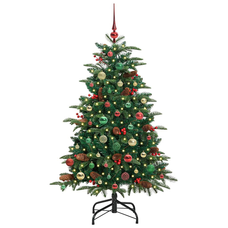 Afbeelding laden in galerijviewer, Vidaxl kunstkerstboom groen 150 cm pvc en metaal en plastic