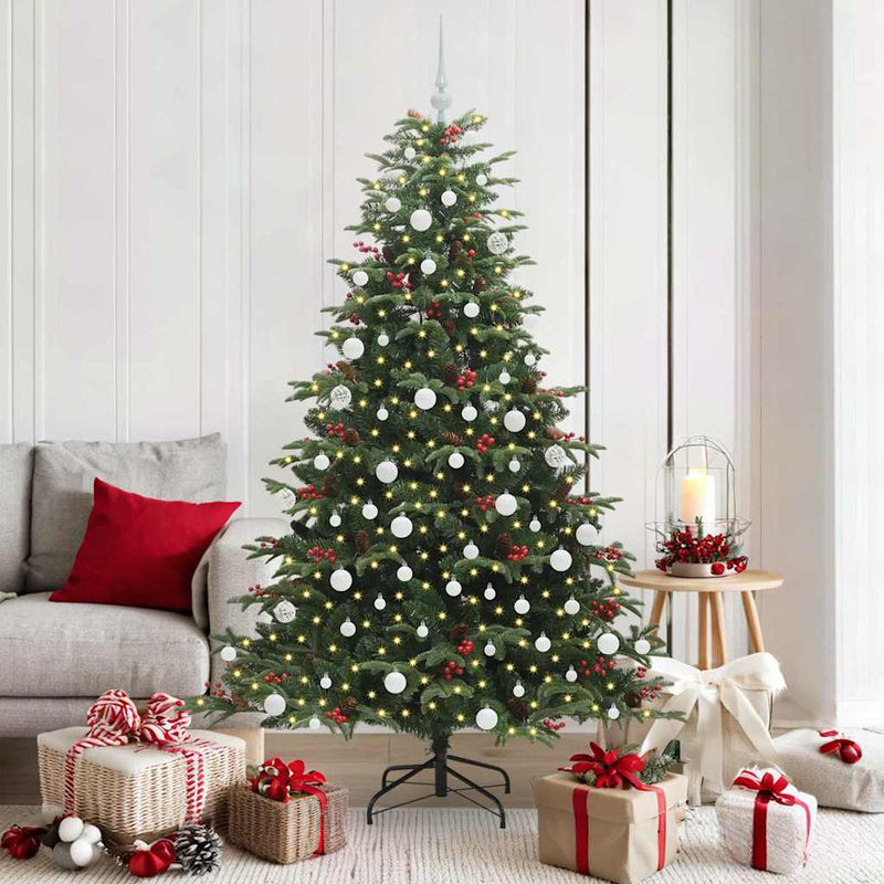 Afbeelding laden in galerijviewer, Vidaxl kunstkerstboom groen 180 cm pvc en metaal en plastic