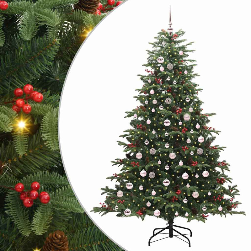 Afbeelding laden in galerijviewer, Vidaxl kunstkerstboom groen 210 cm pvc en metaal en plastic