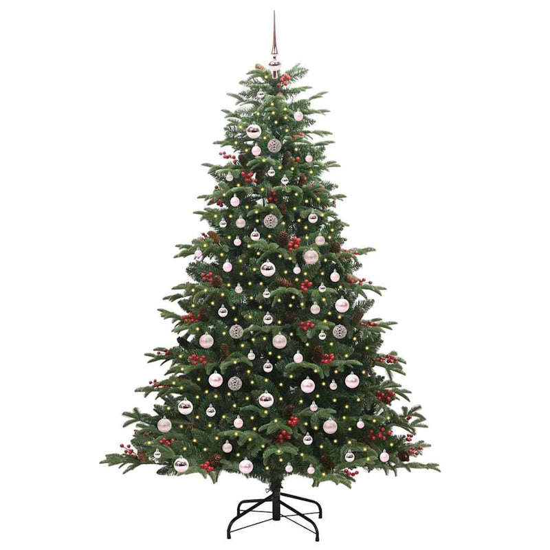 Afbeelding laden in galerijviewer, Vidaxl kunstkerstboom groen 210 cm pvc en metaal en plastic