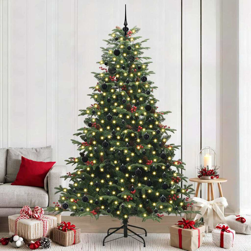 Afbeelding laden in galerijviewer, Vidaxl kunstkerstboom groen 240 cm pvc en metaal en plastic