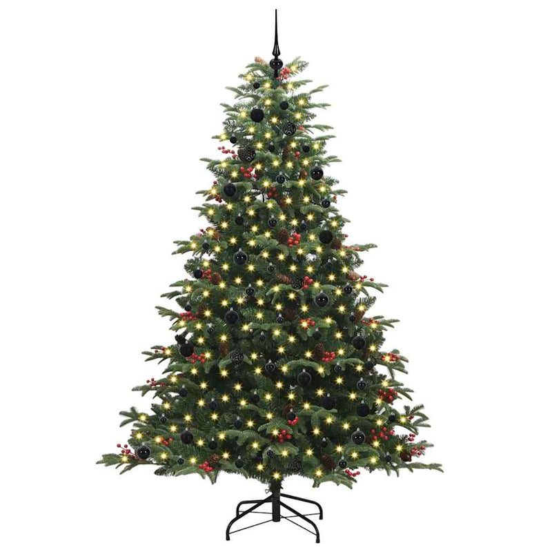Afbeelding laden in galerijviewer, Vidaxl kunstkerstboom groen 240 cm pvc en metaal en plastic