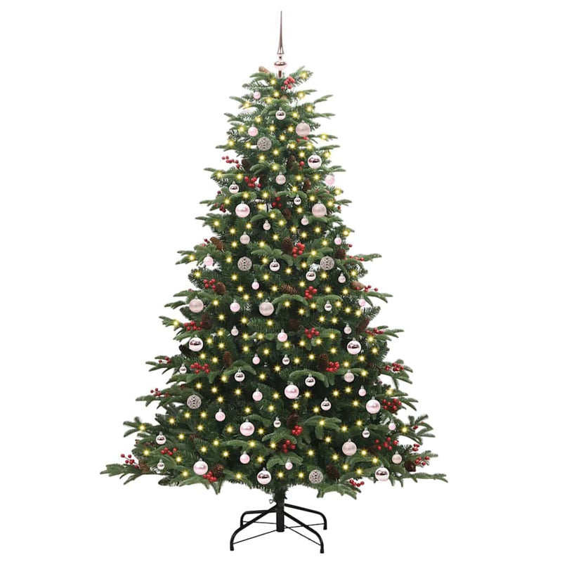 Afbeelding laden in galerijviewer, Vidaxl kunstkerstboom groen 240 cm pvc en metaal en plastic