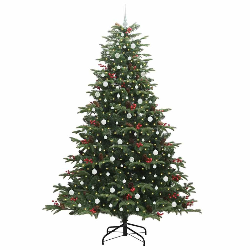 Afbeelding laden in galerijviewer, Vidaxl kunstkerstboom groen 240 cm pvc en metaal en plastic