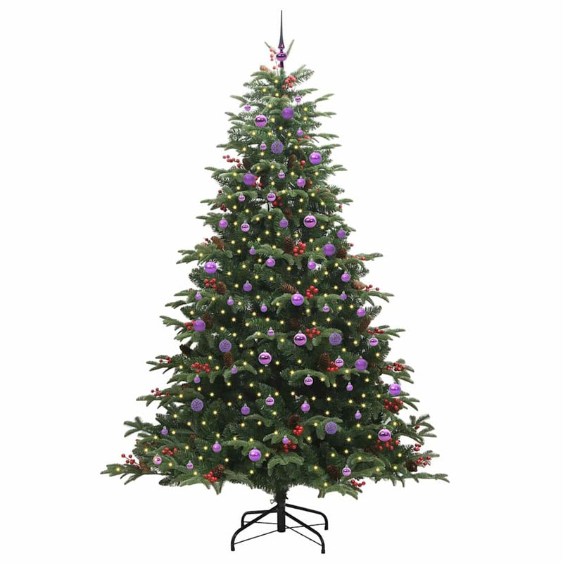 Afbeelding laden in galerijviewer, Vidaxl kunstkerstboom groen 240 cm pvc en metaal en plastic