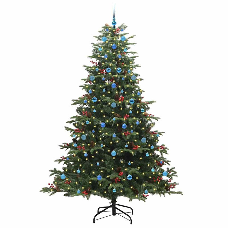 Afbeelding laden in galerijviewer, Vidaxl kunstkerstboom groen 240 cm pvc en metaal en plastic