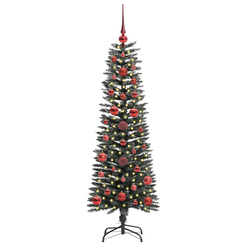 Afbeelding laden in galerijviewer, Vidaxl kunstkerstboom met 150 led groen 120 cm pvc en plastic en staal