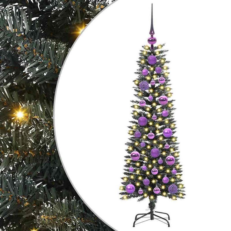 Afbeelding laden in galerijviewer, Vidaxl kunstkerstboom met 150 led groen 120 cm pvc en plastic en staal