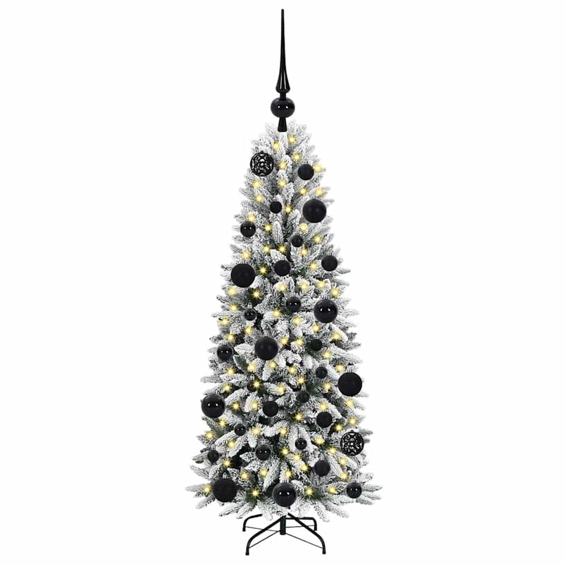 Afbeelding laden in galerijviewer, Vidaxl kunstkerstboom wit 120 cm pvc en plastic en staal en pe