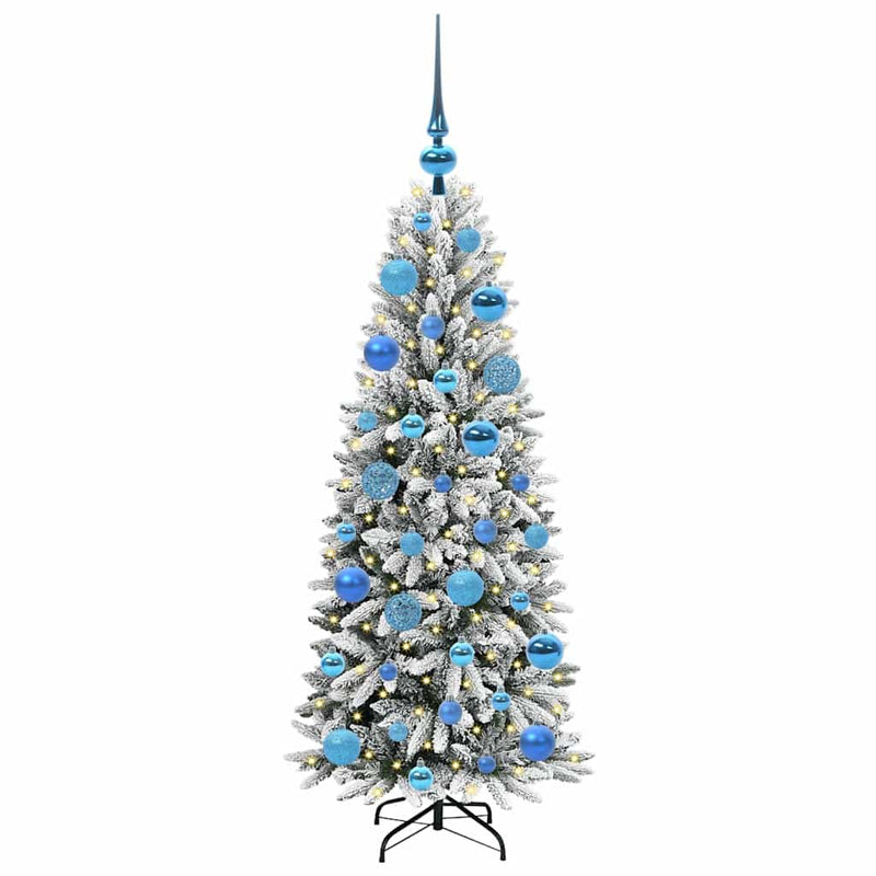 Afbeelding laden in galerijviewer, Vidaxl kunstkerstboom wit 120 cm pvc en plastic en staal en pe