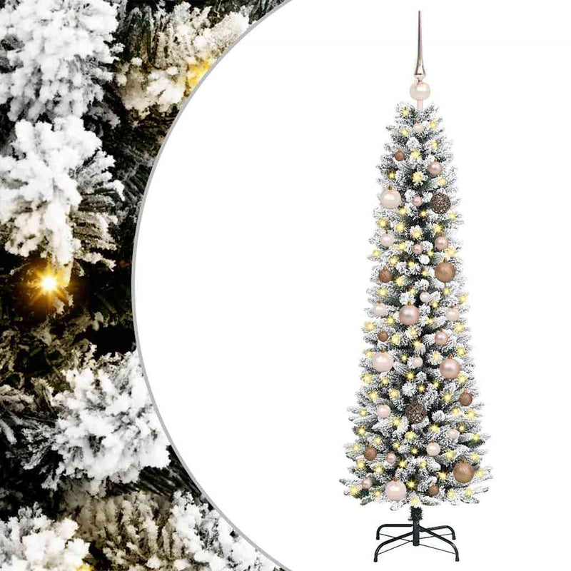 ギャラリービューアに画像をロードする, Vidaxl kunstkerstboom met 150 led wit 150 cm pvc en metaal en plastic