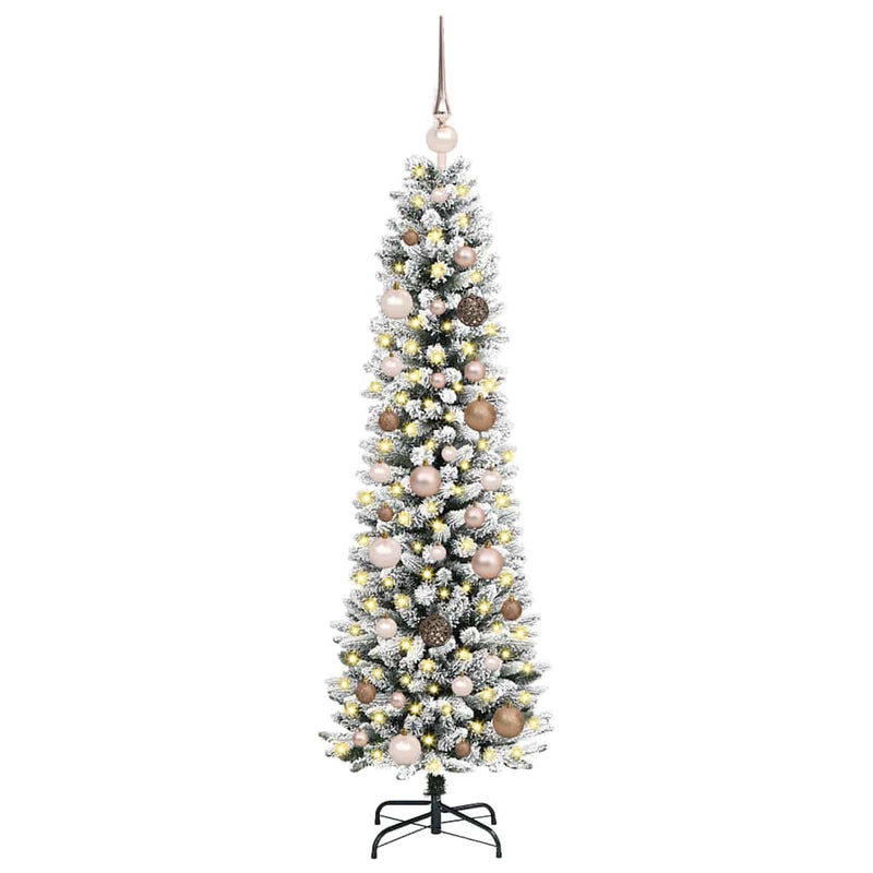 ギャラリービューアに画像をロードする, Vidaxl kunstkerstboom met 150 led wit 150 cm pvc en metaal en plastic