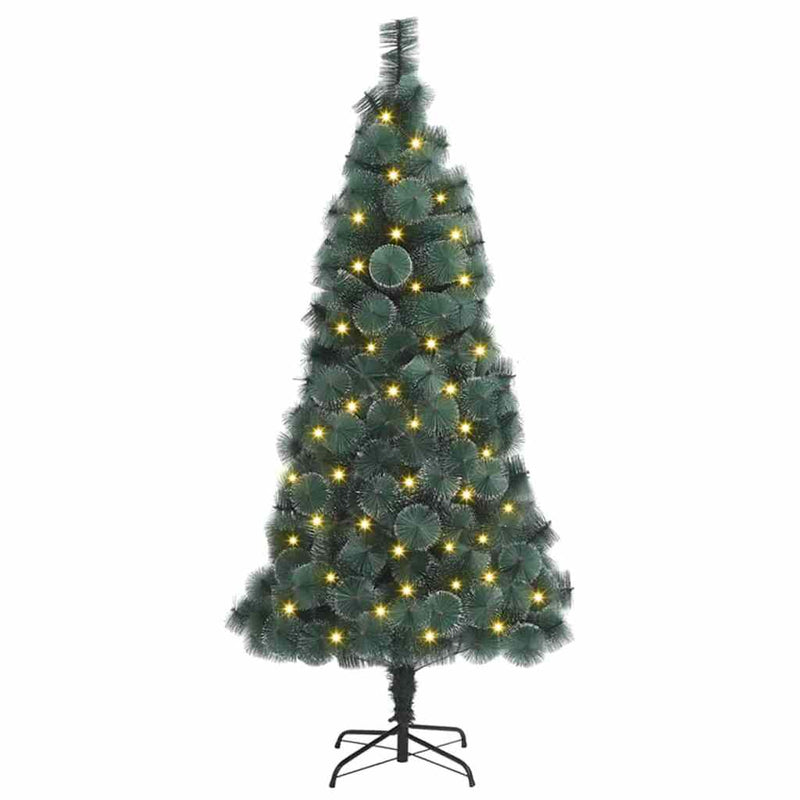 ギャラリービューアに画像をロードする, Vidaxl kunst kerstboom met verlichting met 300 led groen 180 cm pet