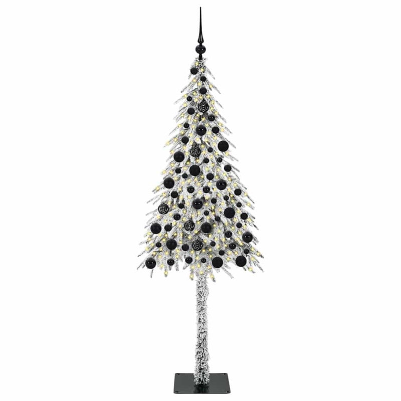 ギャラリービューアに画像をロードする, Vidaxl kerstboom met 300 led met standaard wit 180 cm pe en staal