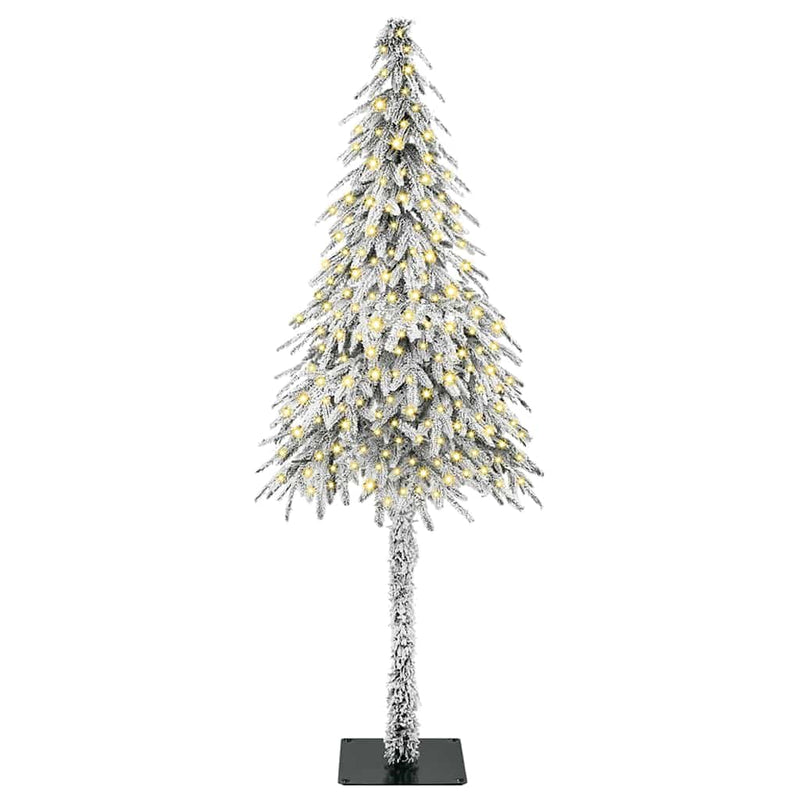 Afbeelding laden in galerijviewer, Vidaxl kerstboom met 300 led met standaard wit 210 cm pe en staal